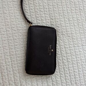 Kate Spade Black Zip-Around Wristlet